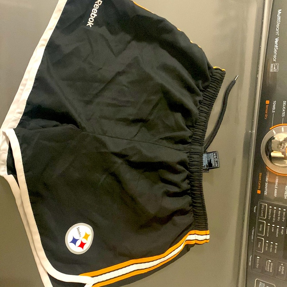 Womens shorts- Reebok, NFL gear, Steelers